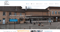 Desktop Screenshot of ecole-saint-vincent.fr